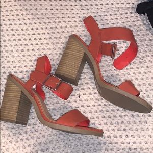 Soda Burnt Orange Heels